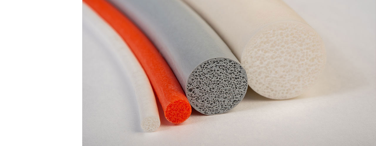 Silicone sponge cord