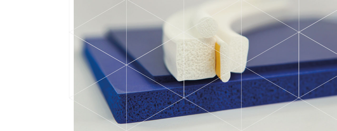 Silicone sponge and extrusions